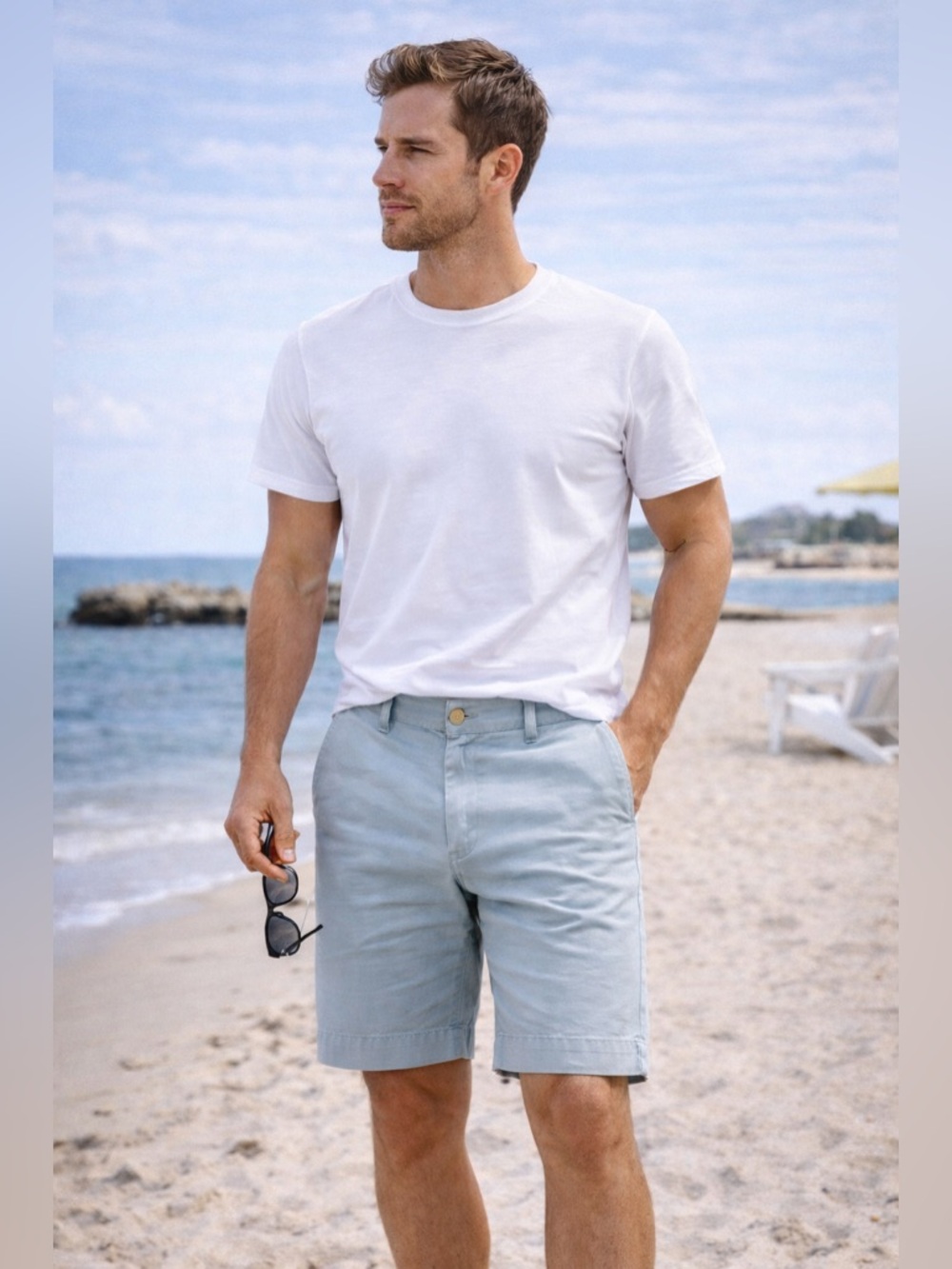 Polo Ralph Lauren Classic Fit 5" inch Inseam 10” Chino Shorts Size 38 - Picture 1 of 10